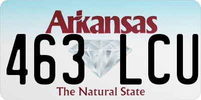 AR license plate 463LCU