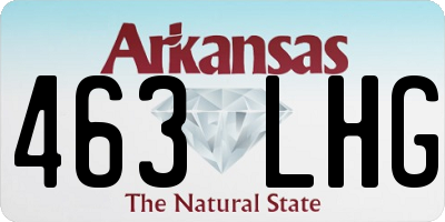 AR license plate 463LHG