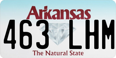 AR license plate 463LHM
