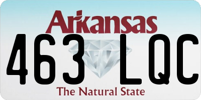 AR license plate 463LQC