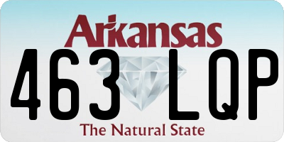 AR license plate 463LQP