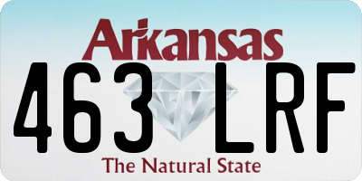 AR license plate 463LRF