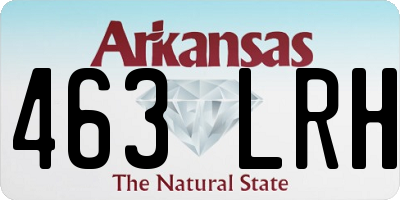 AR license plate 463LRH