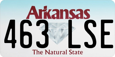 AR license plate 463LSE