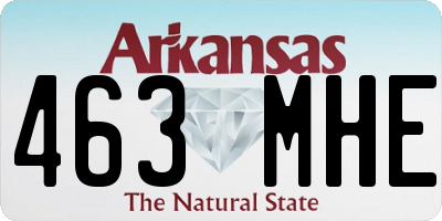 AR license plate 463MHE