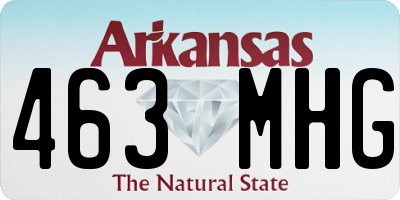 AR license plate 463MHG