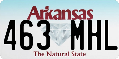 AR license plate 463MHL