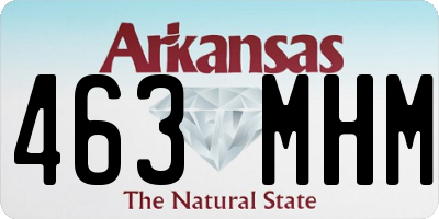 AR license plate 463MHM