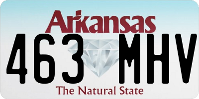 AR license plate 463MHV