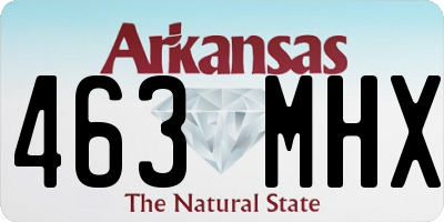AR license plate 463MHX