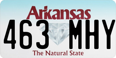 AR license plate 463MHY