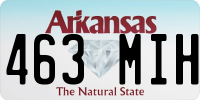 AR license plate 463MIH