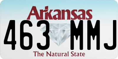 AR license plate 463MMJ