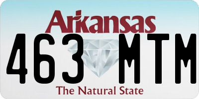 AR license plate 463MTM