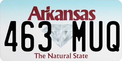 AR license plate 463MUQ