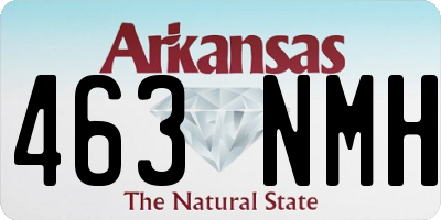 AR license plate 463NMH