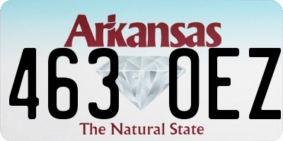 AR license plate 463OEZ