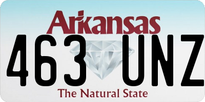 AR license plate 463UNZ