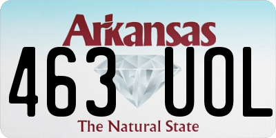 AR license plate 463UOL