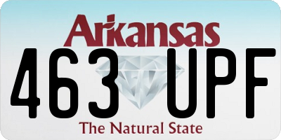 AR license plate 463UPF