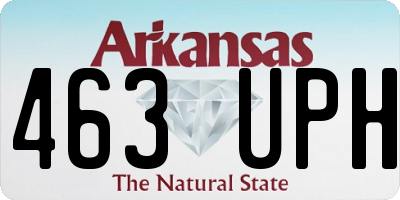AR license plate 463UPH