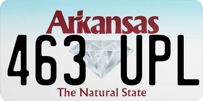 AR license plate 463UPL