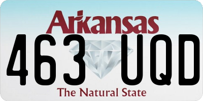 AR license plate 463UQD