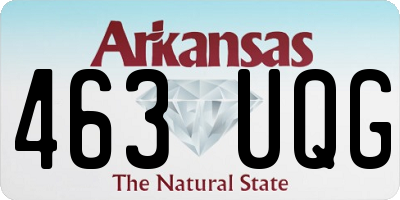 AR license plate 463UQG