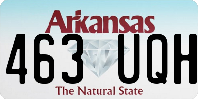 AR license plate 463UQH