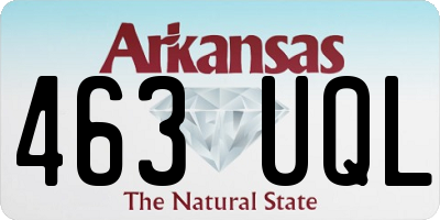 AR license plate 463UQL