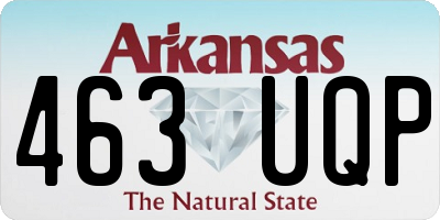 AR license plate 463UQP