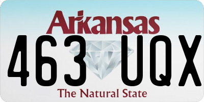 AR license plate 463UQX