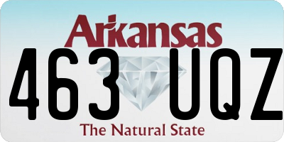 AR license plate 463UQZ