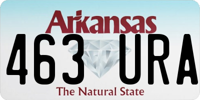 AR license plate 463URA