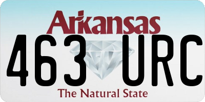 AR license plate 463URC