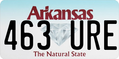 AR license plate 463URE