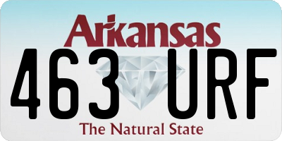 AR license plate 463URF