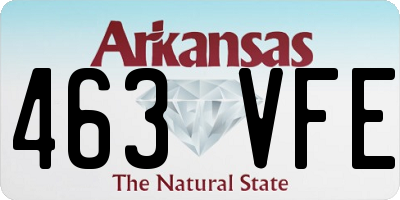 AR license plate 463VFE