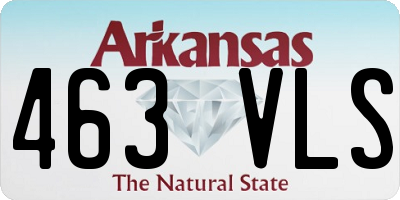 AR license plate 463VLS