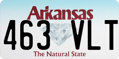 AR license plate 463VLT