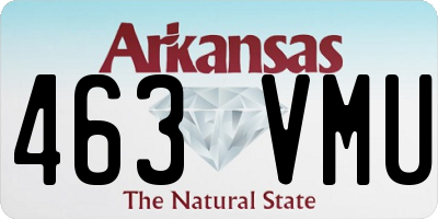 AR license plate 463VMU