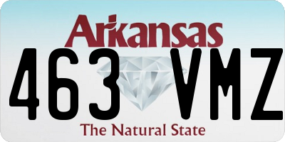 AR license plate 463VMZ