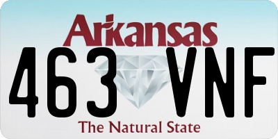AR license plate 463VNF