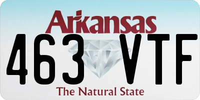 AR license plate 463VTF