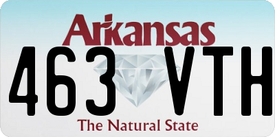 AR license plate 463VTH