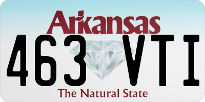 AR license plate 463VTI