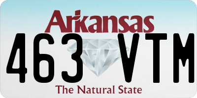 AR license plate 463VTM