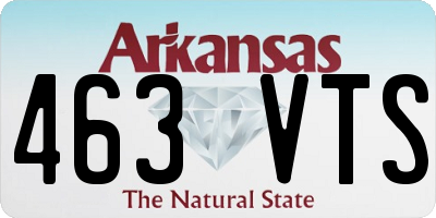 AR license plate 463VTS