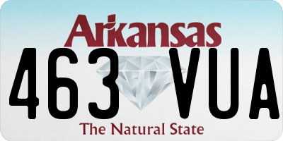 AR license plate 463VUA