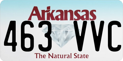 AR license plate 463VVC